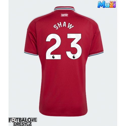 Manchester United Luke Shaw #23 Domácí Dres 2026-27 Krátký Rukáv Manchester United Luke Shaw #23 Domácí Dres 2026-27 Krátký Rukáv